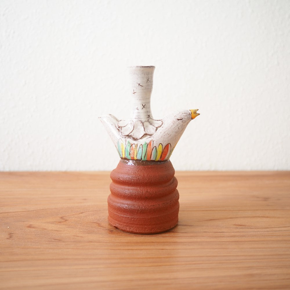 Bird candle holder