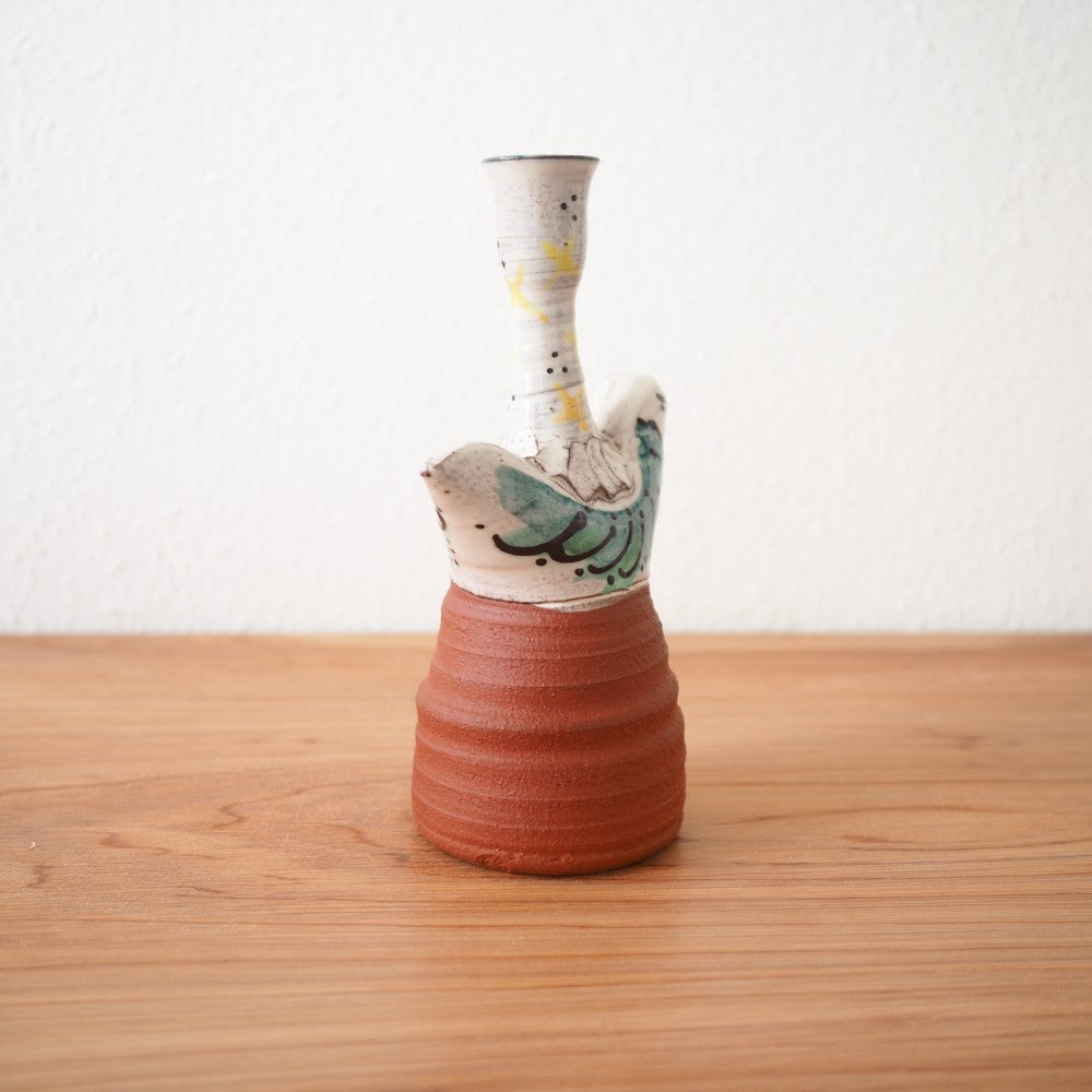 Bird candle holder